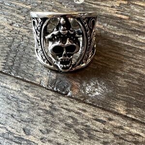 Day of the Dead Skull Ring calavera size 7 Womens